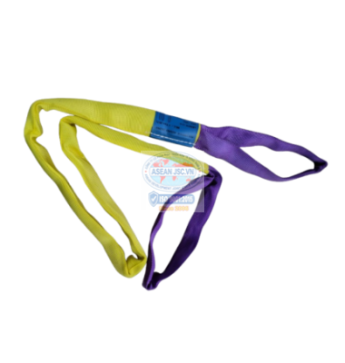 Cáp vải tròn 2 đầu mắt / Round sling Eye to Eye, Myung Sung - Hàn Quốc